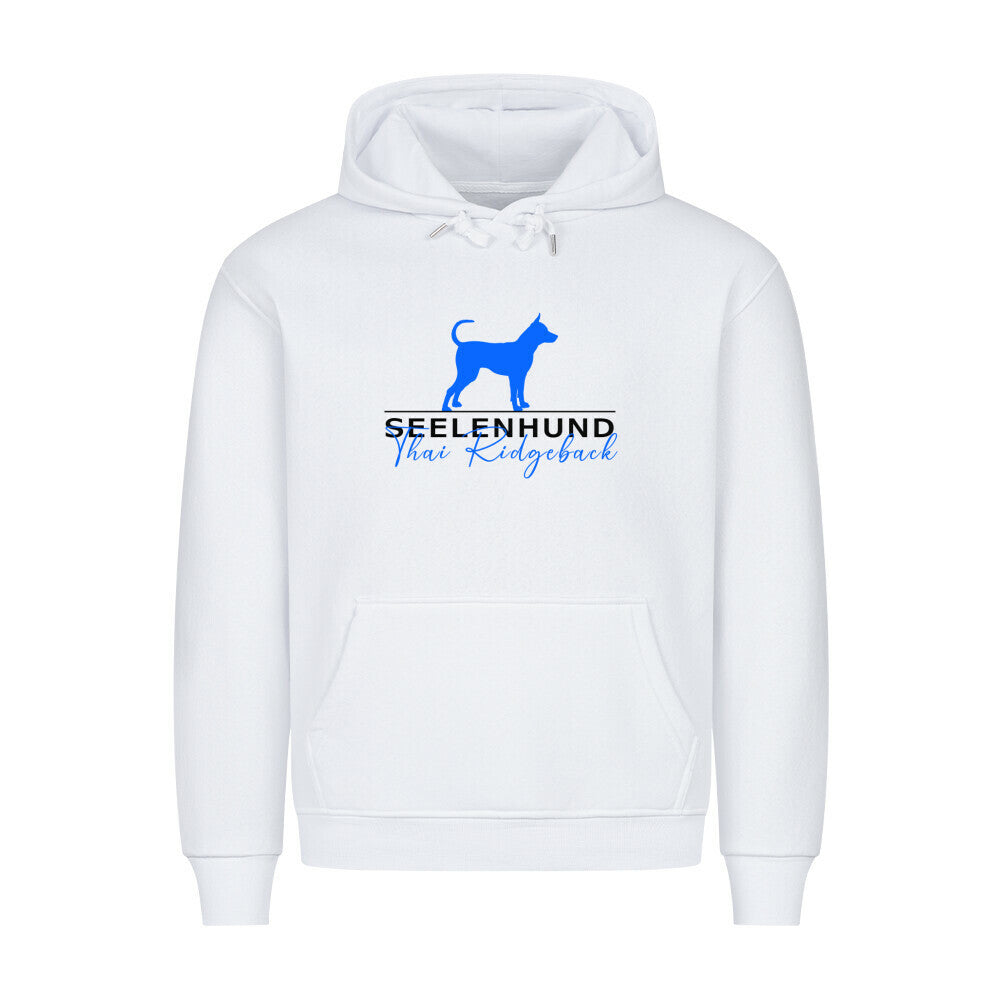 Premium Hoodie "Thai Ridgeback - Seelenhund" Weiß – hunde-shirt.de