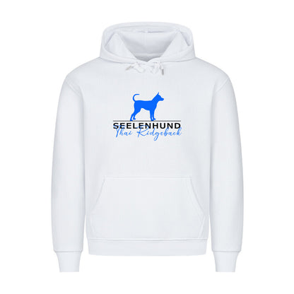 Premium Hoodie "Thai Ridgeback - Seelenhund" Weiß – hunde-shirt.de