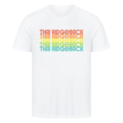 Premium T-Shirt "Thai Ridgeback - RETRO" Weiß – hunde-shirt.de