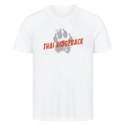 Premium T-Shirt "Thai Ridgeback - PAW" Weiß – hunde-shirt.de