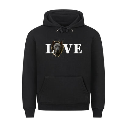 Premium Hoodie "Thai Ridgeback - LOVE" Schwarz – hunde-shirt.de