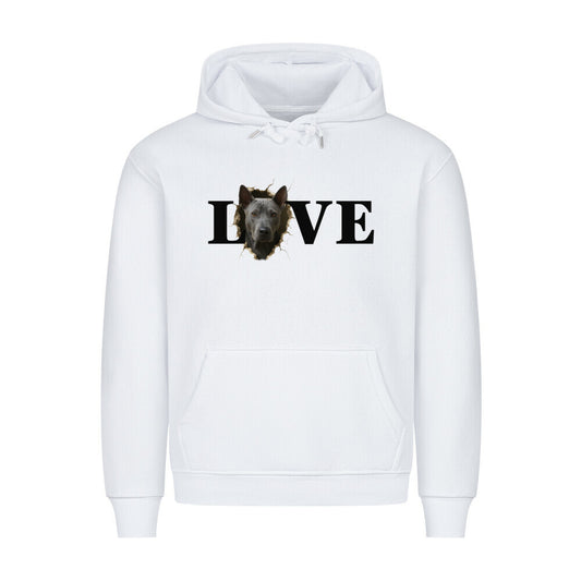 Premium Hoodie "Thai Ridgeback - LOVE" Weiß – hunde-shirt.de
