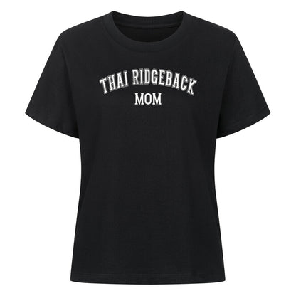 Premium Damen-Shirt "Thai Ridgeback - MOM" Schwarz – hunde-shirt.de