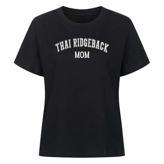 Premium Damen-Shirt "Thai Ridgeback - MOM" Schwarz – hunde-shirt.de