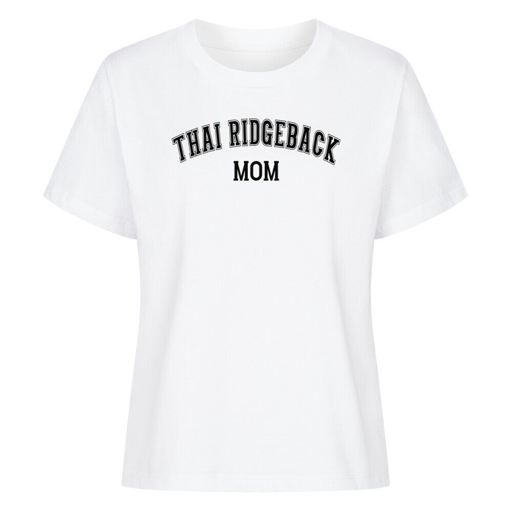 Premium Damen-Shirt "Thai Ridgeback - MOM" Weiß – hunde-shirt.de