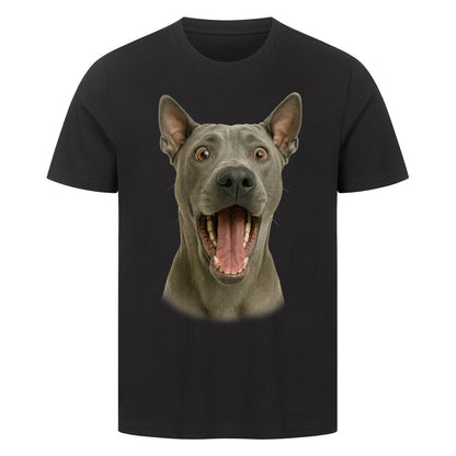 Premium T-Shirt "Thai Ridgeback - Crazy" Schwarz – hunde-shirt.de