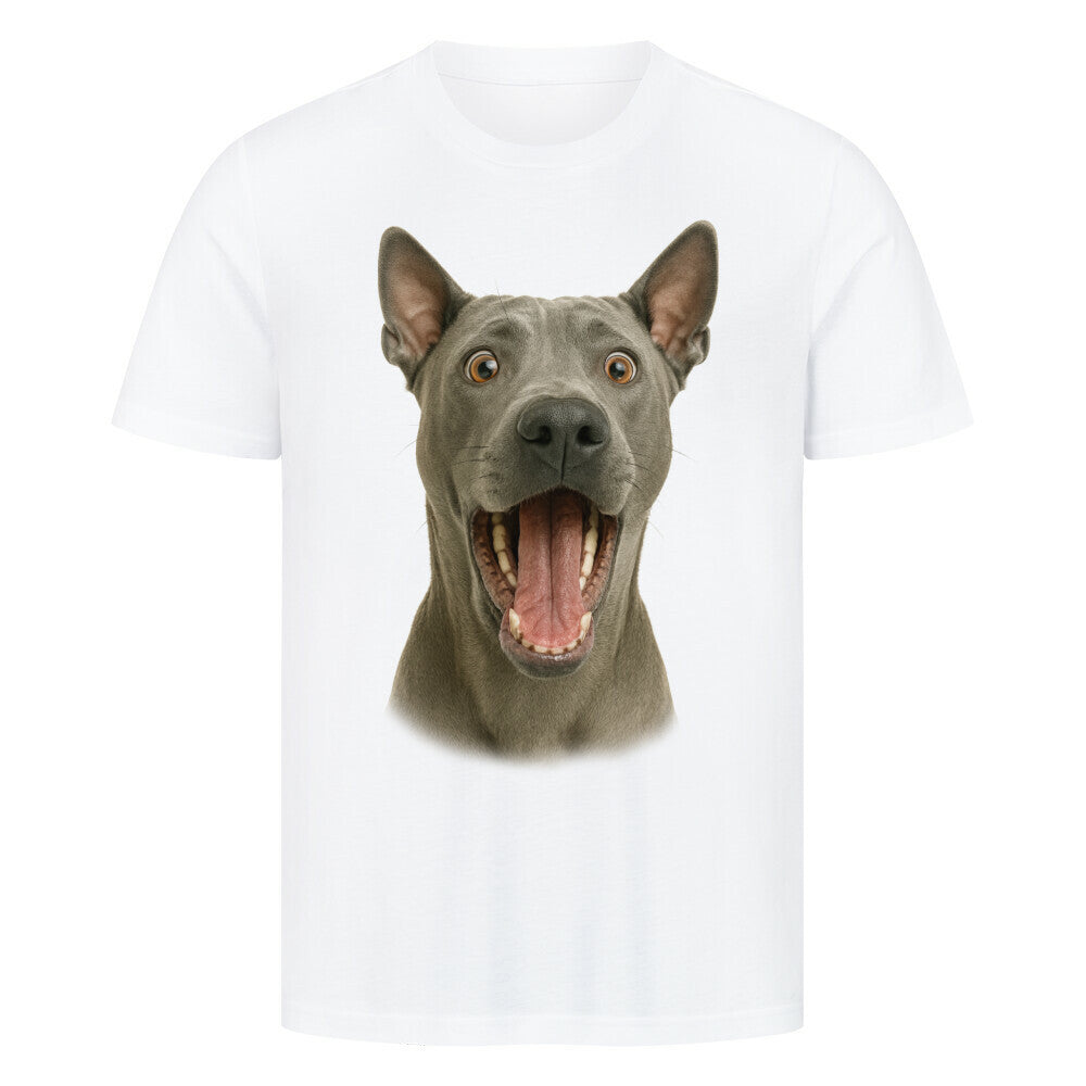 Premium T-Shirt "Thai Ridgeback - Crazy" Weiß – hunde-shirt.de