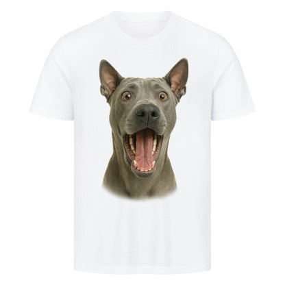 Premium T-Shirt "Thai Ridgeback - Crazy" Weiß – hunde-shirt.de