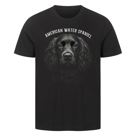Premium T-Shirt "American Water - Pure" Schwarz – hunde-shirt.de