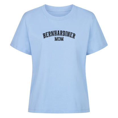 Premium Damen Shirt "Bernhardiner - MOM" Sky Blue – hunde-shirt.de