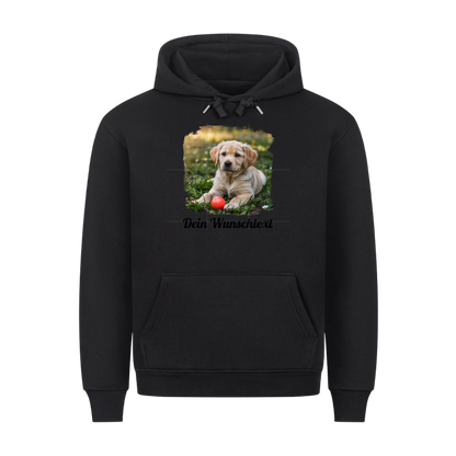 Premium Hoodie personalisierbar Black – hunde-shirt.de