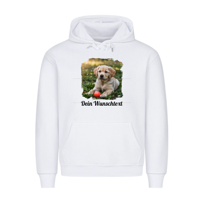 Premium Hoodie personalisierbar White – hunde-shirt.de