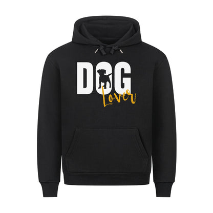 Premium Hoodie "DOG Lover" Schwarz – hunde-shirt.de