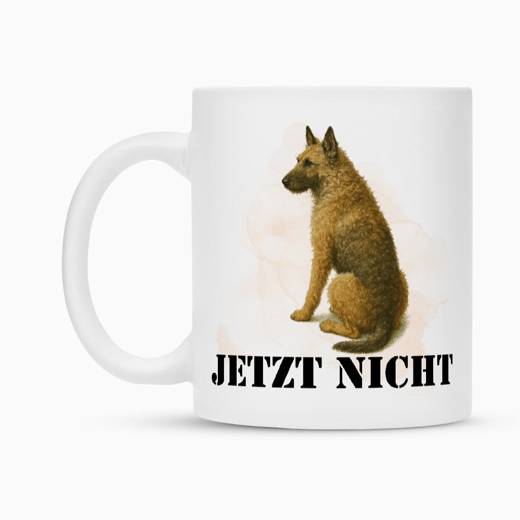 Tasse "Laekenois - JETZT NICHT" Weiß – hunde-shirt.de