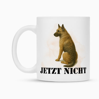 Tasse "Laekenois - JETZT NICHT" Weiß – hunde-shirt.de