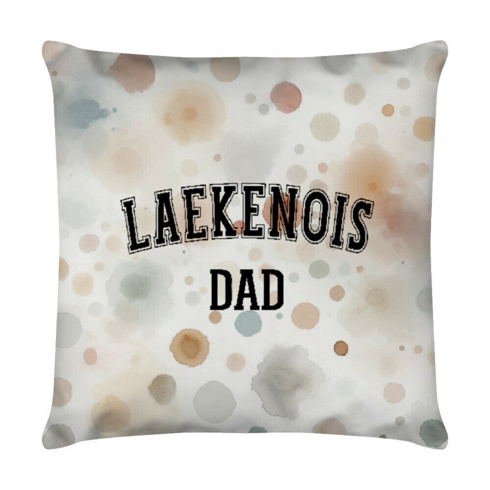 Kissen "Laekenois - Dad" Weiß – hunde-shirt.de