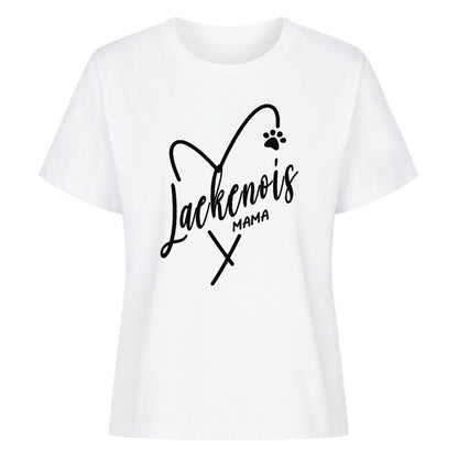 Premium Damen Shirt "Laekenois - MAMA" Weiß – hunde-shirt.de