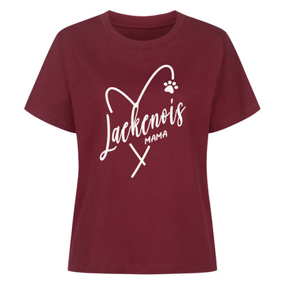 Premium Damen Shirt "Laekenois - MAMA" Burgunder – hunde-shirt.de