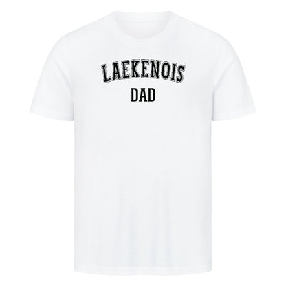 Premium T-Shirt "Laekenois - DAD" Weiß – hunde-shirt.de