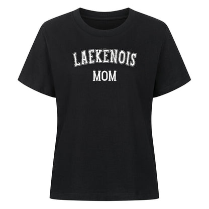 Premium Damen Shirt "Laekenois - MOM" Schwarz – hunde-shirt.de