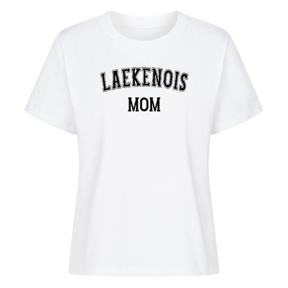 Premium Damen Shirt "Laekenois - MOM" Weiß – hunde-shirt.de