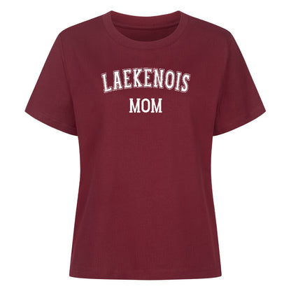 Premium Damen Shirt "Laekenois - MOM" Burgunder – hunde-shirt.de