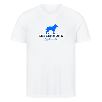 Premium T-Shirt "Laekenois - Seelenhund" Weiß – hunde-shirt.de