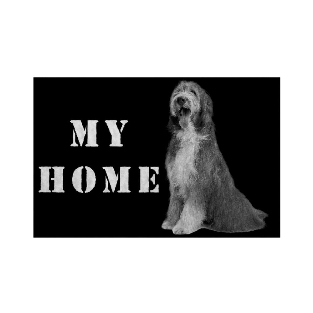 Fußmatte "Bearded Collie - MY HOME II" – hunde-shirt.de