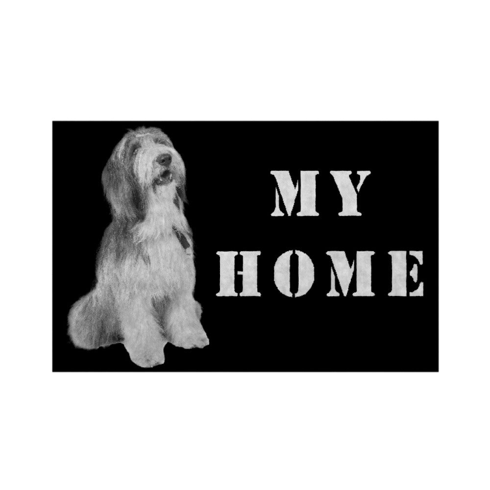 Fußmatte "Bearded Collie - MY HOME" – hunde-shirt.de