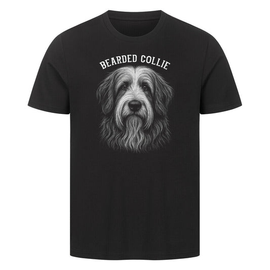Premium T-Shirt "Bearded Collie - Pure-Edition" Schwarz – hunde-shirt.de