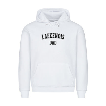Premium Hoodie "Laekenois - DAD" Weiß – hunde-shirt.de