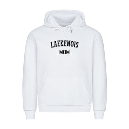 Premium Hoodie "Laekenois - MOM" Weiß – hunde-shirt.de