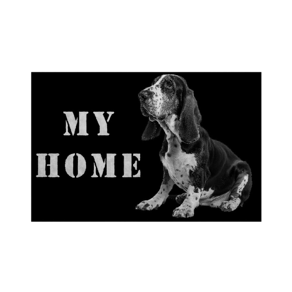 Fußmatte "Basset - MY HOME" – hunde-shirt.de