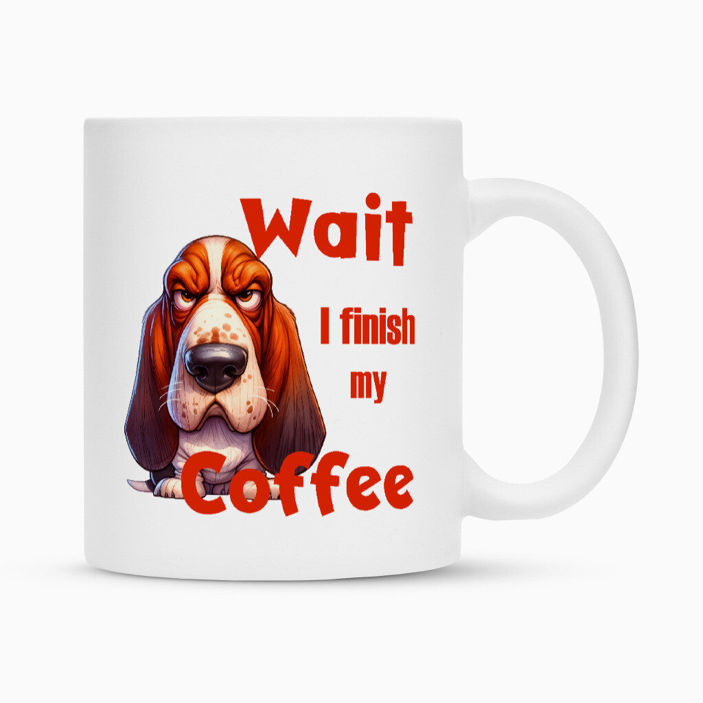 Tasse "Basset - Wait..." – hunde-shirt.de