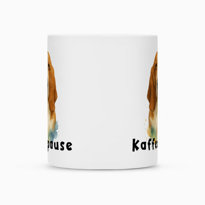 Tasse "Basset - Kaffeepause" – hunde-shirt.de