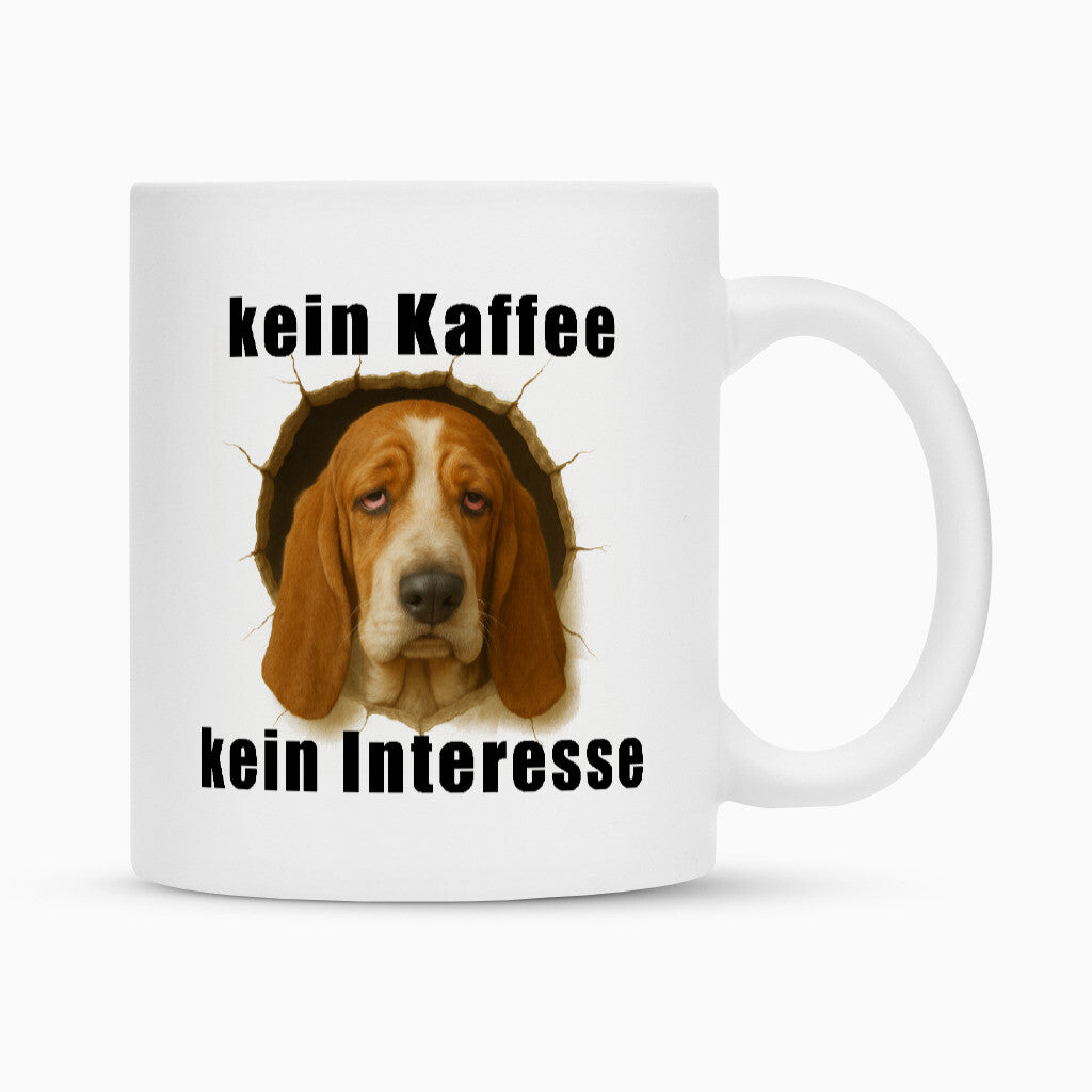 Tasse "Basset - kein Kaffee..." – hunde-shirt.de