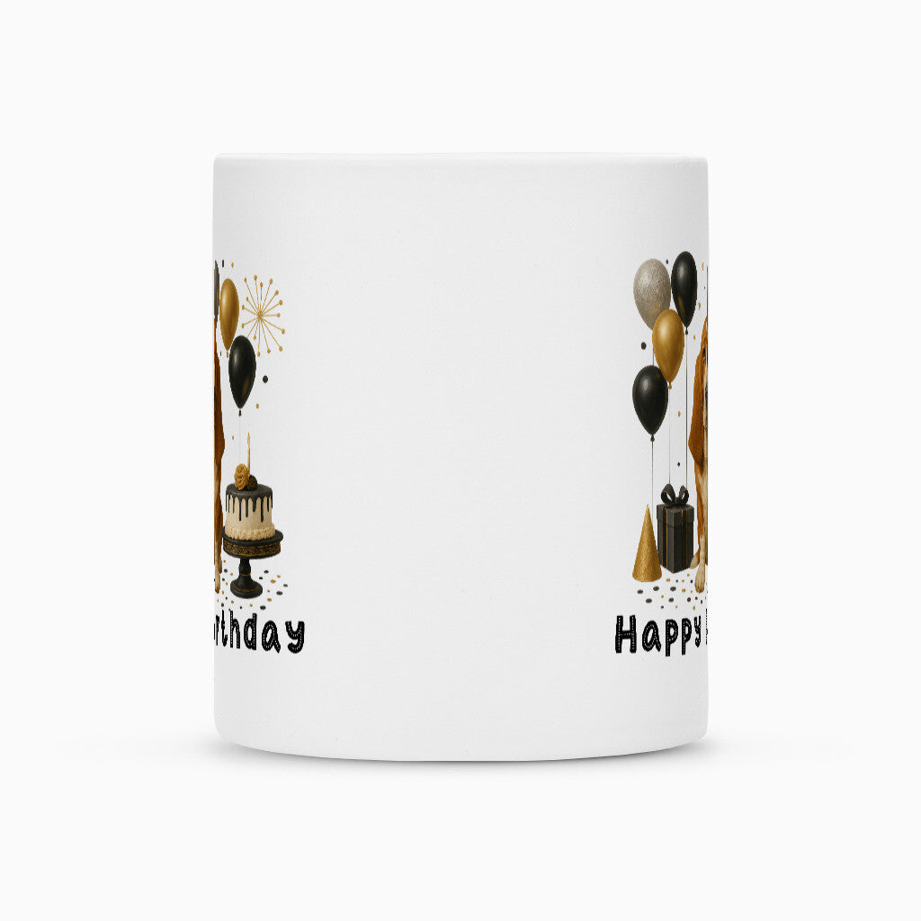 Tasse "Basset - Happy Birthday" – hunde-shirt.de