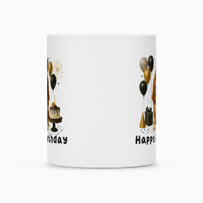 Tasse "Basset - Happy Birthday" – hunde-shirt.de
