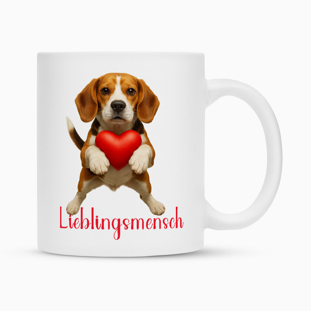 Tasse "Beagle - Lieblingsmensch" – hunde-shirt.de