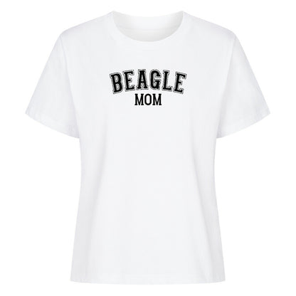 Premium Damen Shirt "Beagle - MOM" Weiß – hunde-shirt.de