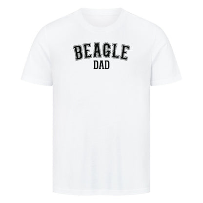 Premium T-Shirt "Beagle - DAD" Weiß – hunde-shirt.de