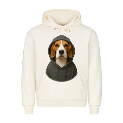 Premium Hoodie "Beagle-Hooded" Beige – hunde-shirt.de