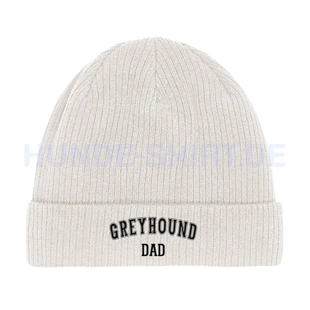 Beanie "Greyhound - DAD" Beige – hunde-shirt.de