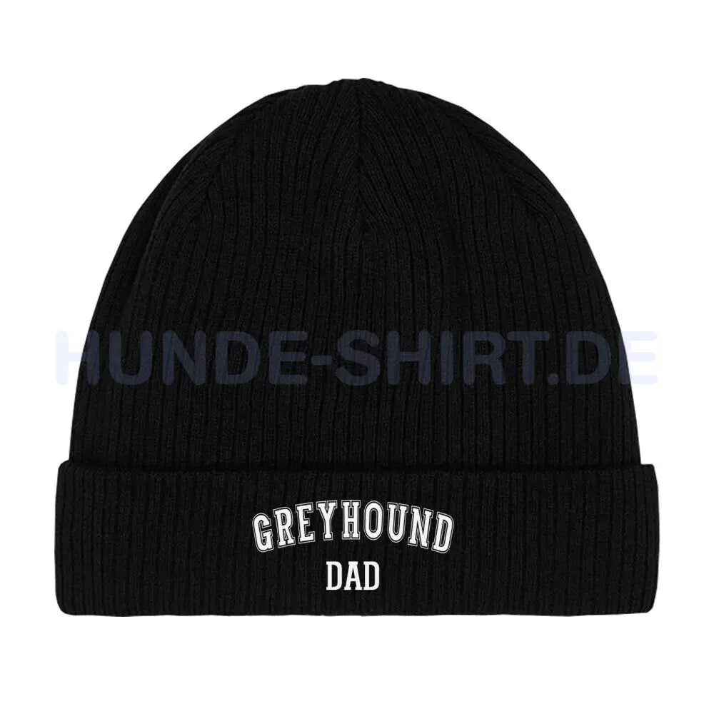 Beanie "Greyhound - DAD" Schwarz – hunde-shirt.de