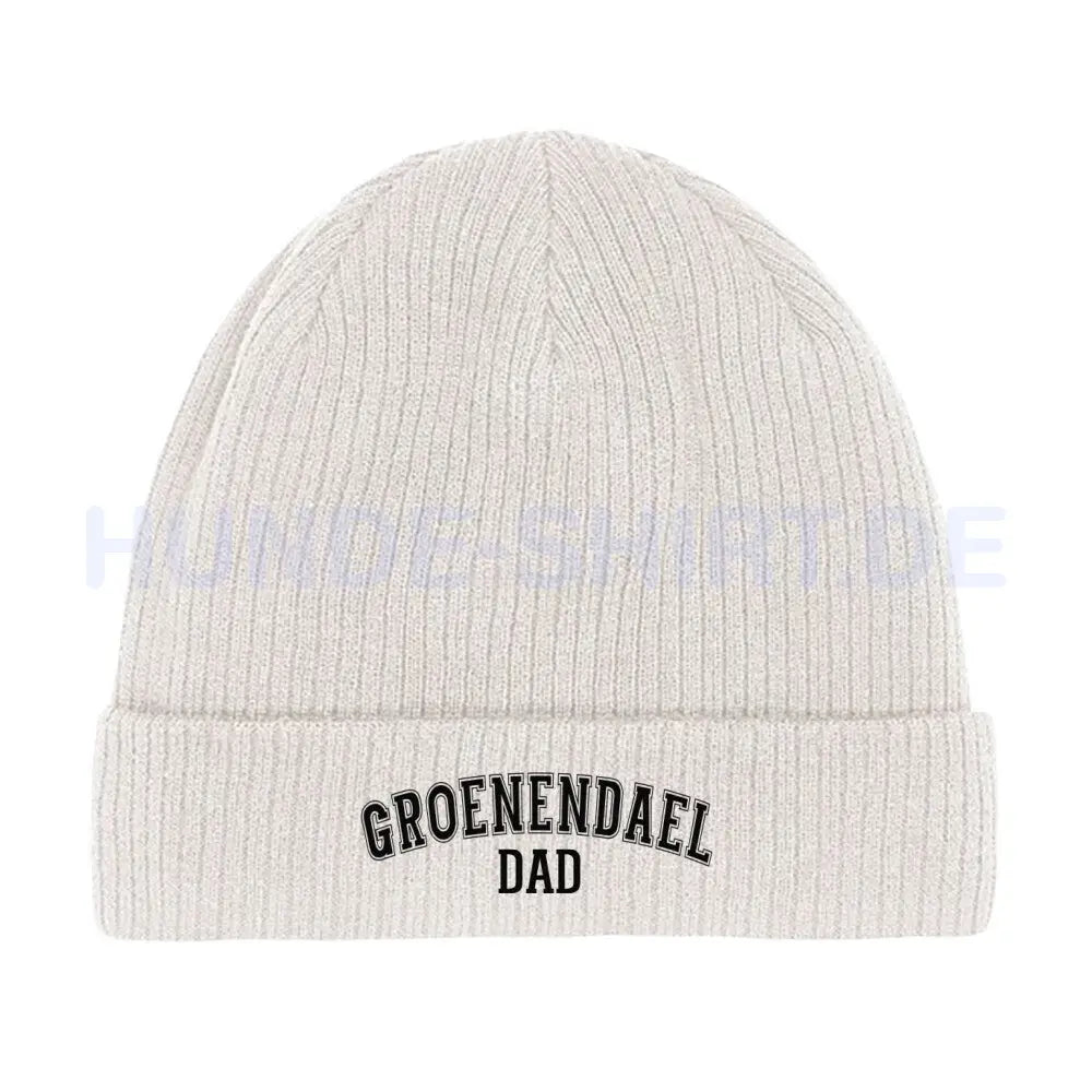 Beanie "Groenendael - DAD" Beige – hunde-shirt.de