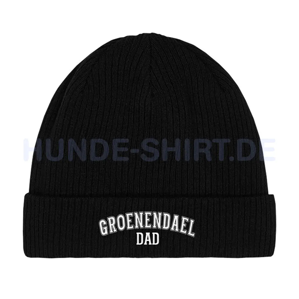 Beanie "Groenendael - DAD" Schwarz – hunde-shirt.de