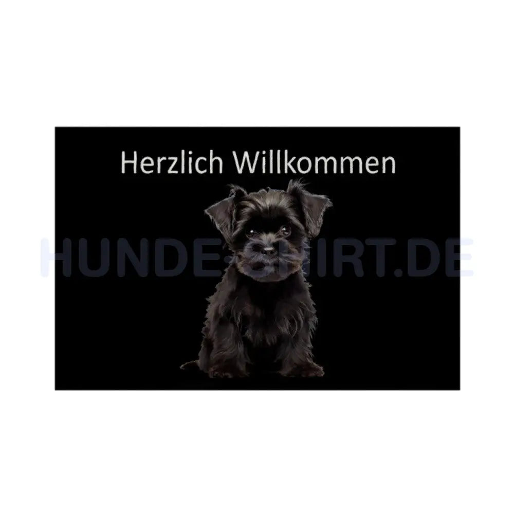 Fußmatte "Affenpinscher - Herzlich Willkommen" Wie abgebildet – hunde-shirt.de