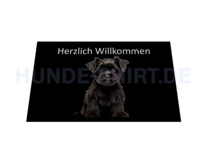 Fußmatte "Affenpinscher - Herzlich Willkommen" – hunde-shirt.de