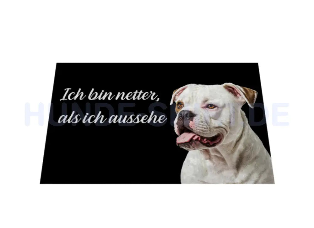 Fußmatte "American Bulldog" – hunde-shirt.de