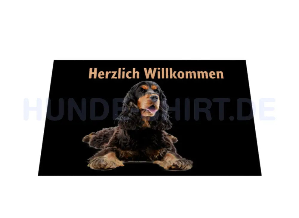 Fußmatte "American Cocker - Herzlich Willkommen 2" – hunde-shirt.de